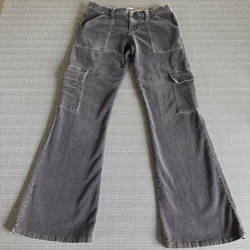 Bongo GI Jean Y2K Gray Corduroy Cargo Pants Women's Size 9